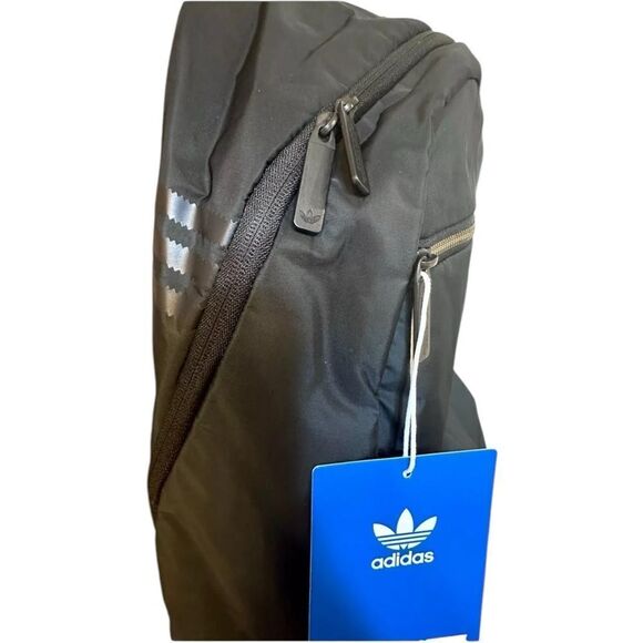 adidas Originals National Plus Black Backpack - Picture 7 of 14